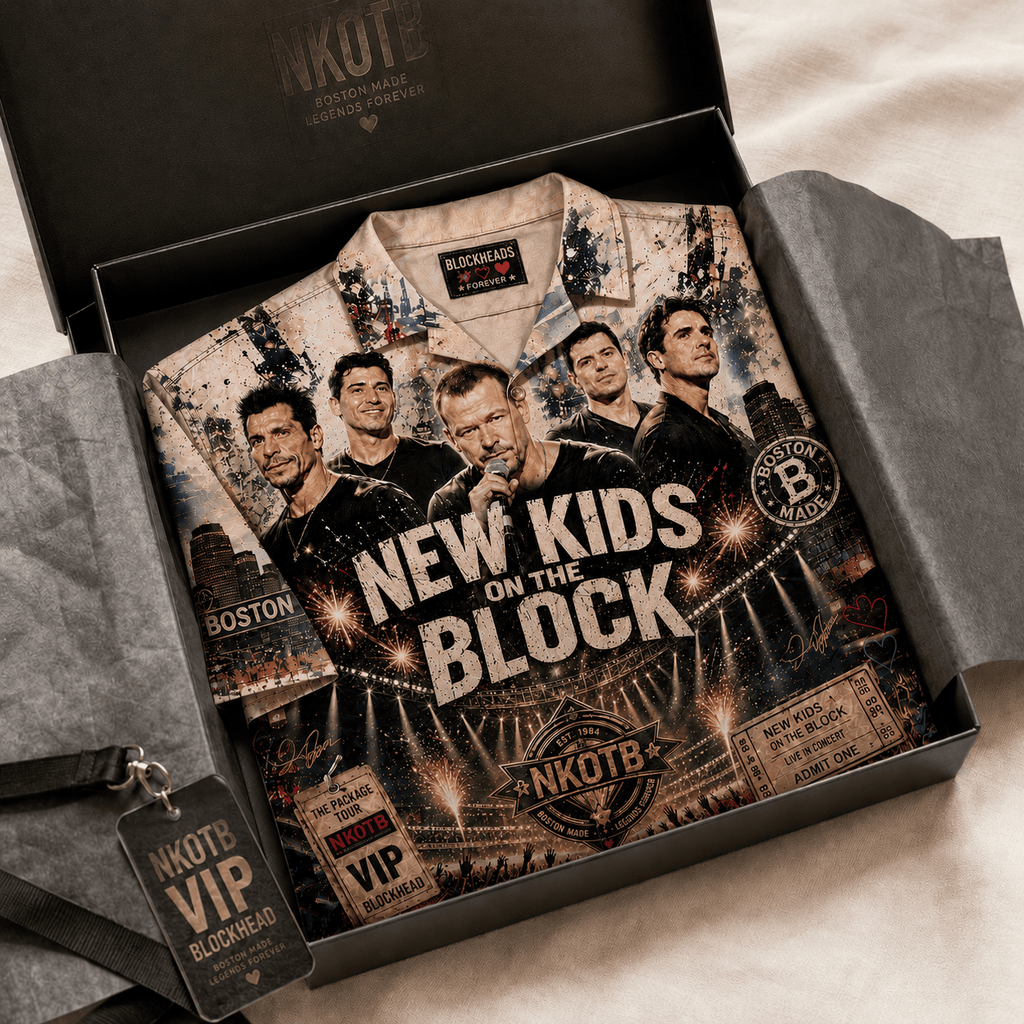 PREMIUM NKOTB HAWAIIAN SHIRT NTNA
