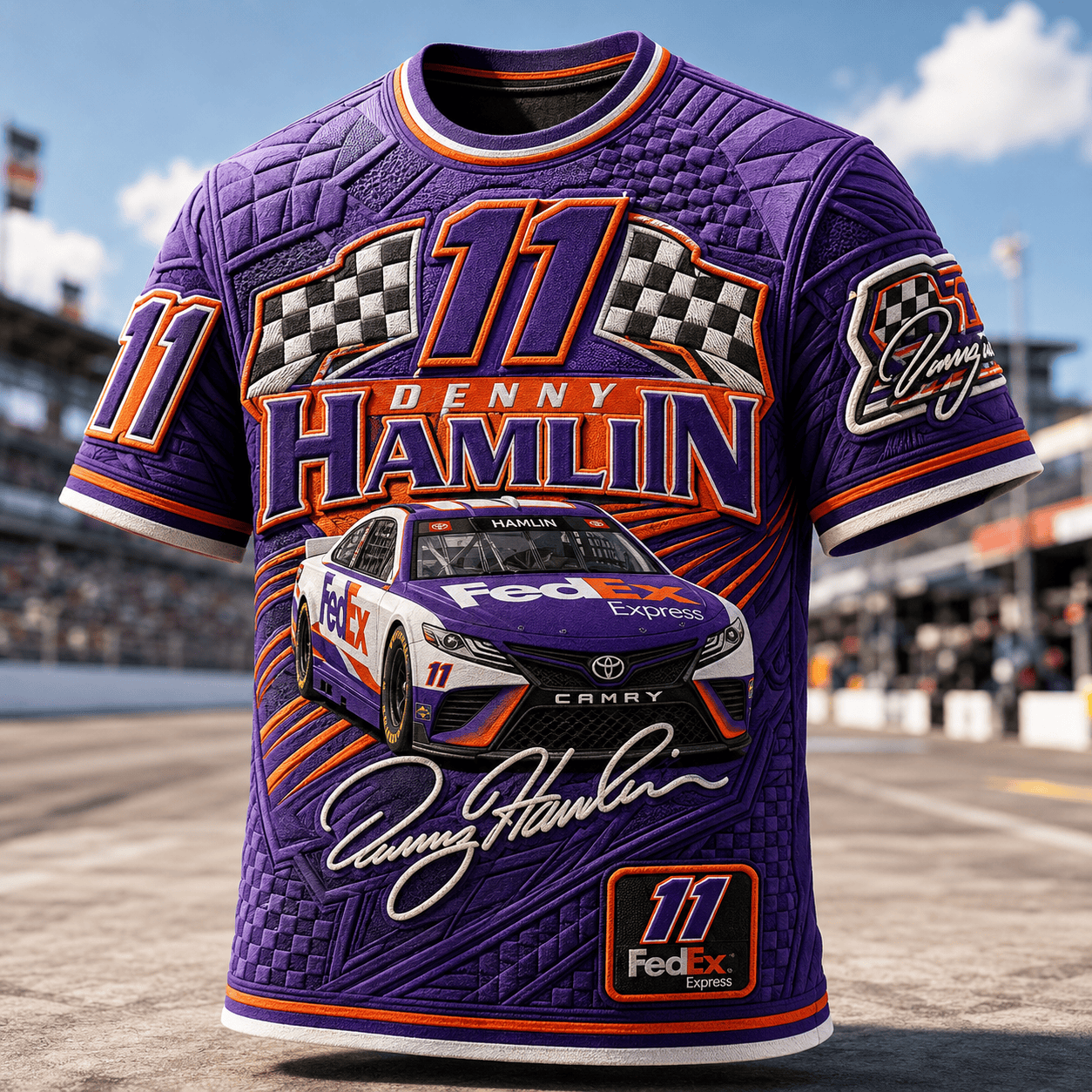 Premium DHA 3D Embossed Shirt TNSM
